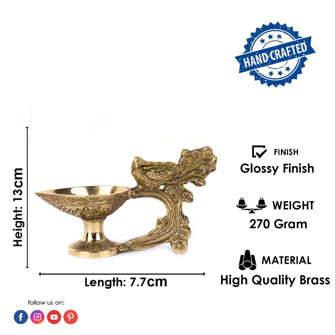 Traditional Brass Chirag Diya