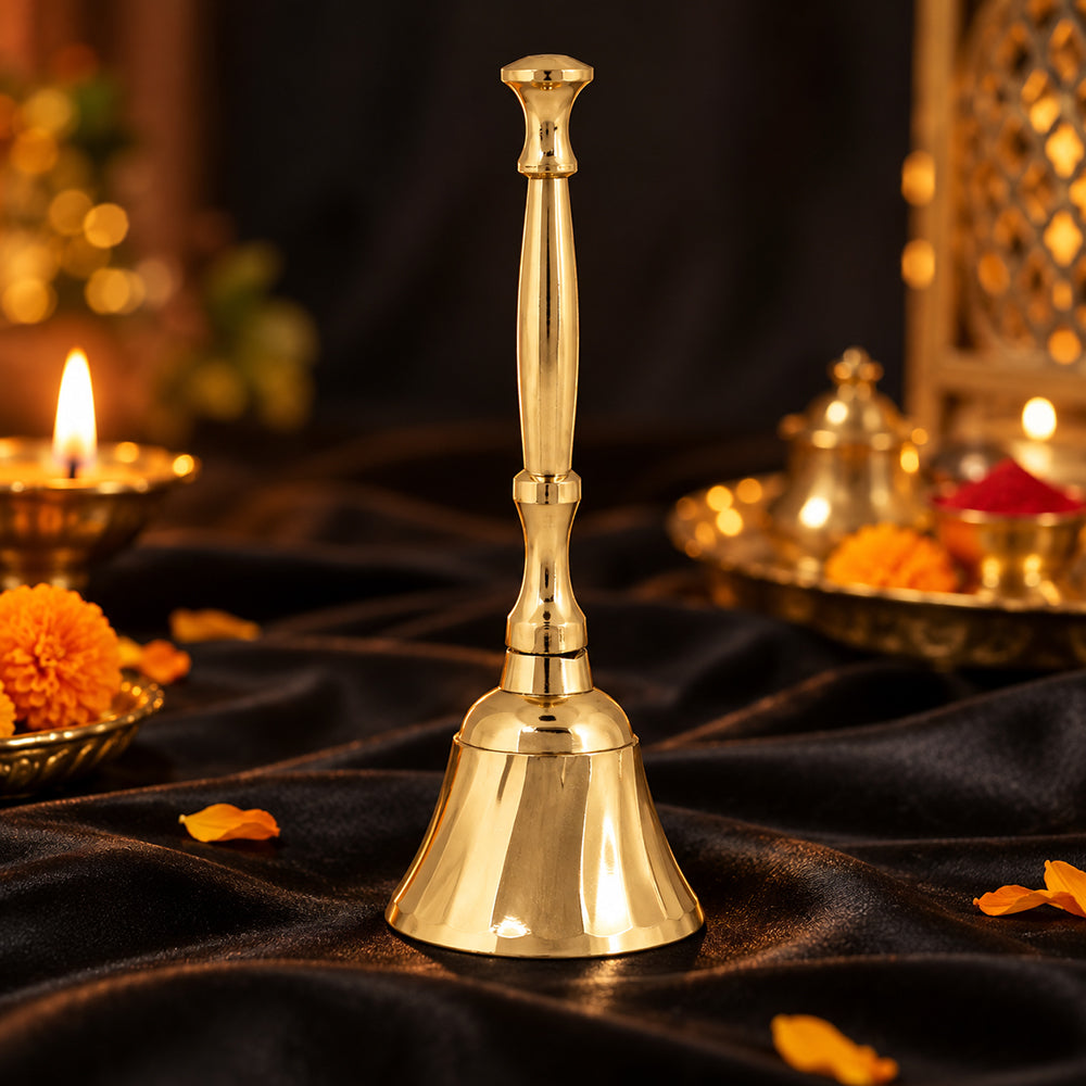 Prepossessing Brass Pooja Bell/Ghanti