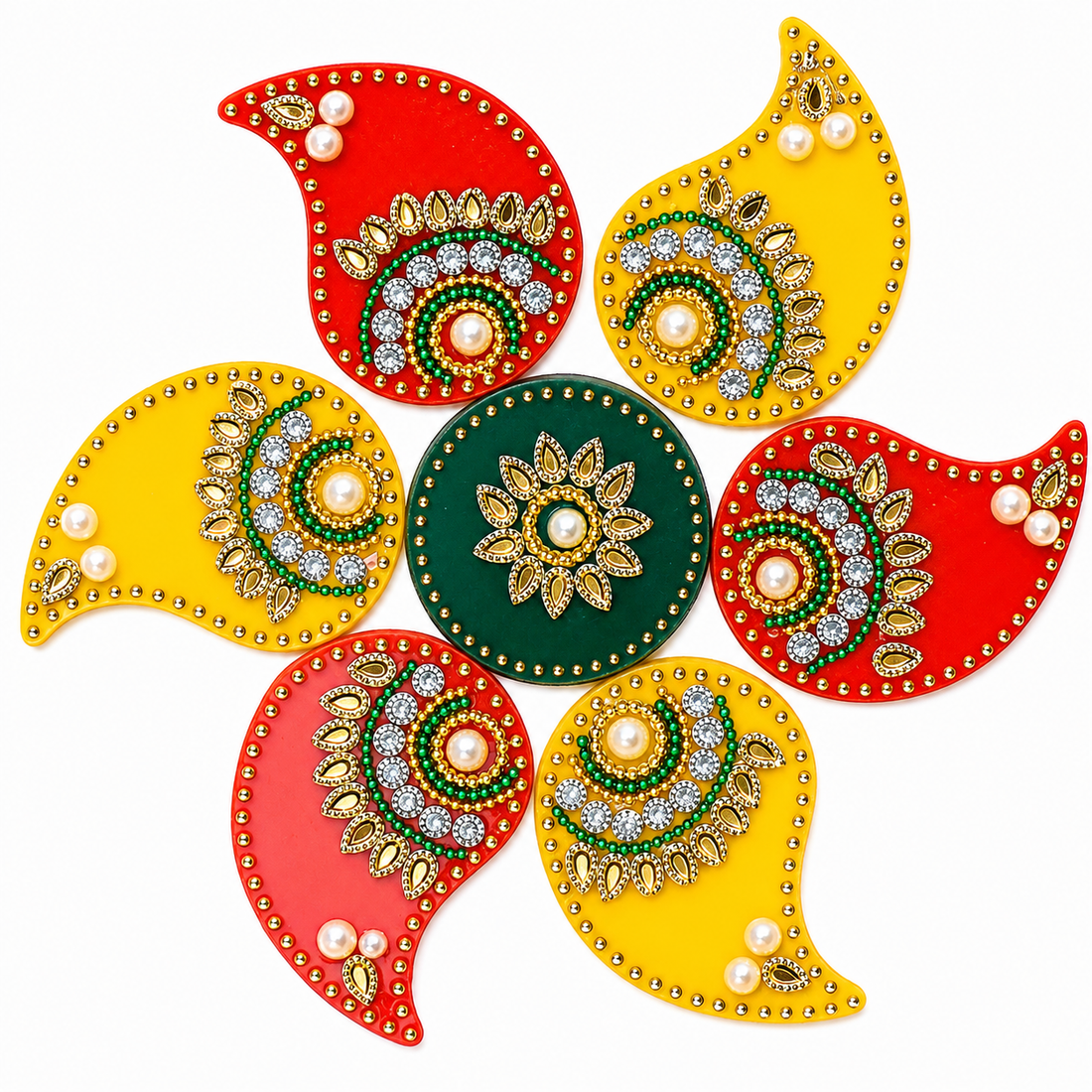 Cultural Whirlwind Rangoli Sticker