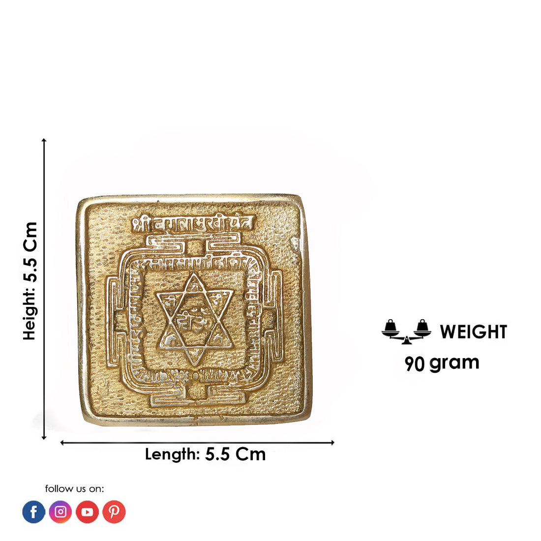 Asht Dhatu Baglamukhi Yantra – Power, Protection & Success