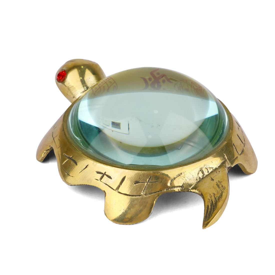 Feng Shui Turtle with Glass (Shubh Labh)