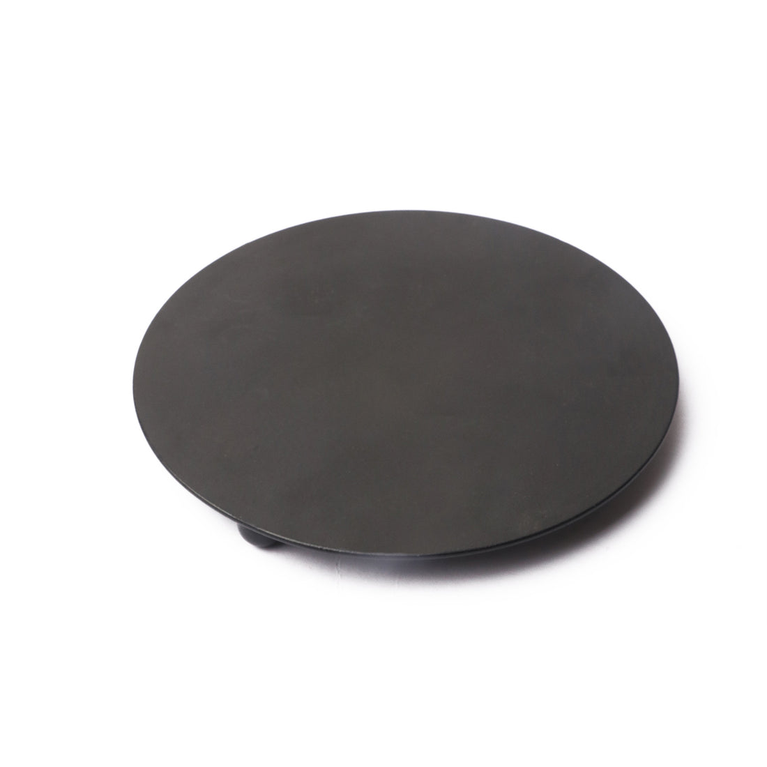 Black Decorative Plate Candle Stand