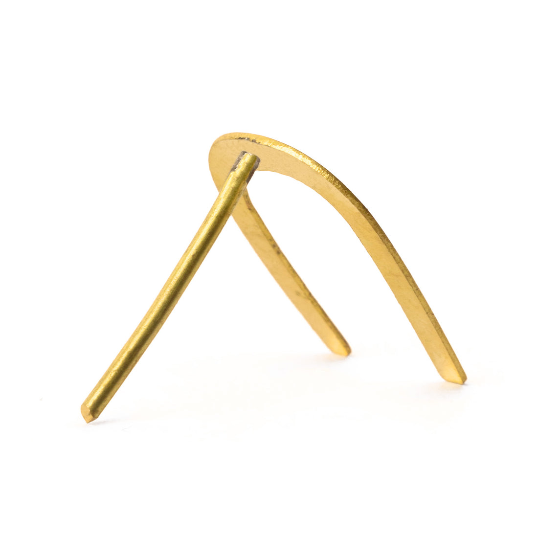 Brass U Shape Tilak Stamp Deity Ornament