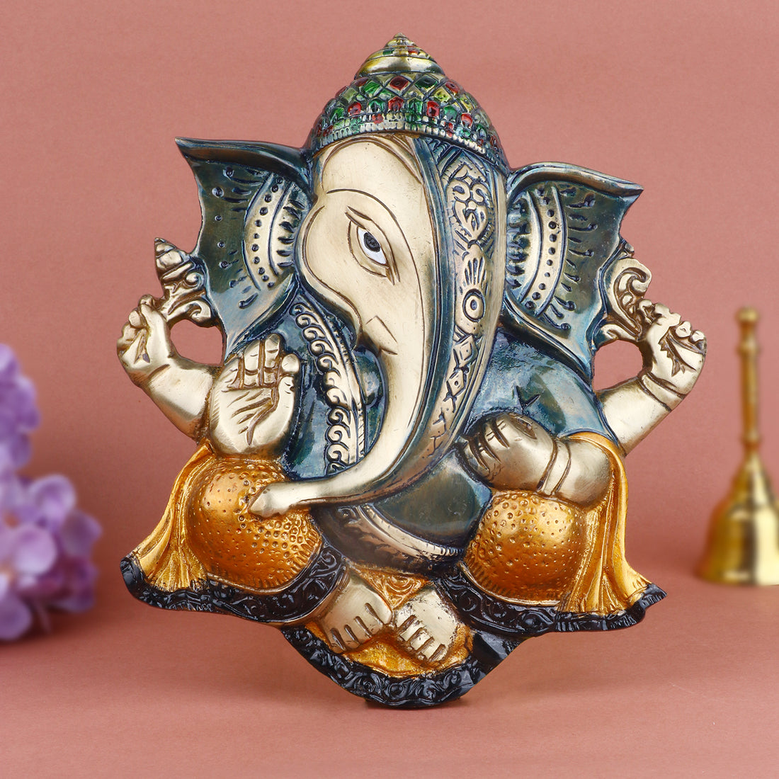 Brass Ganesh Wall Hanging | India’s Largest Pooja Accessories Brand – www.satvikstore.in
