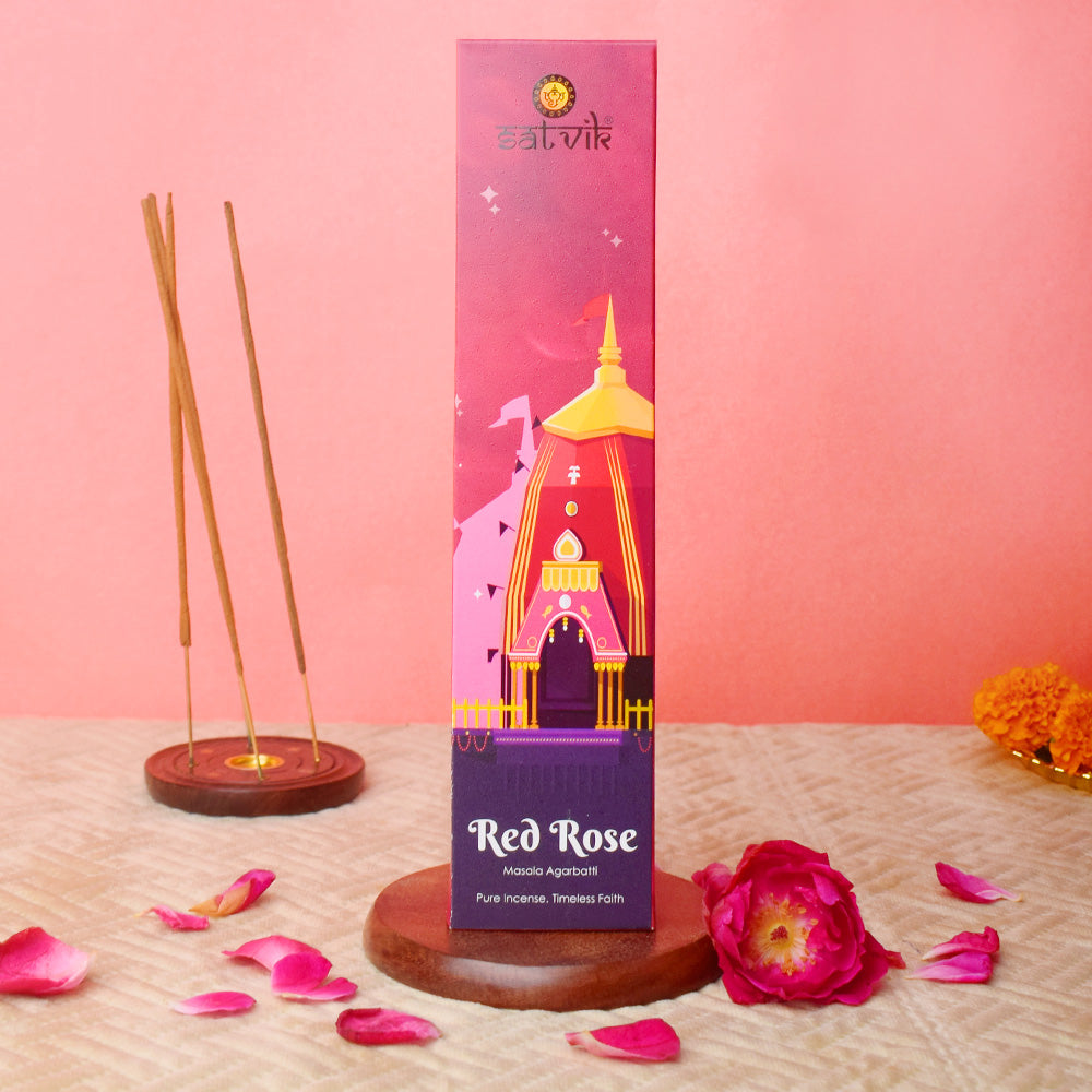 Red Rose Pure Masala Incense Sticks