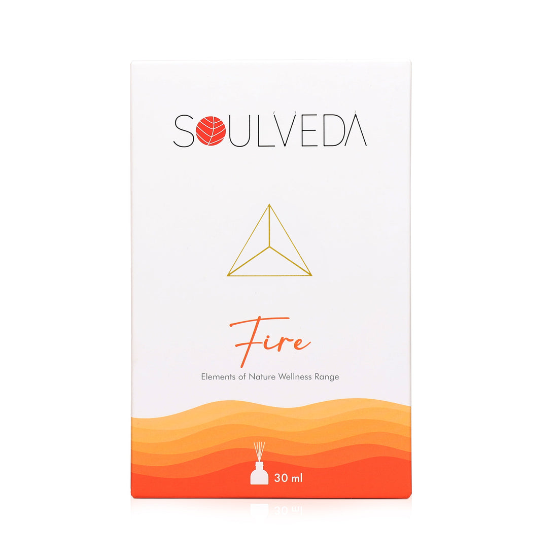 Sandalwood Aroma Reed Diffuser – Fire Edition | 45 ml, 4 N Reed Sticks