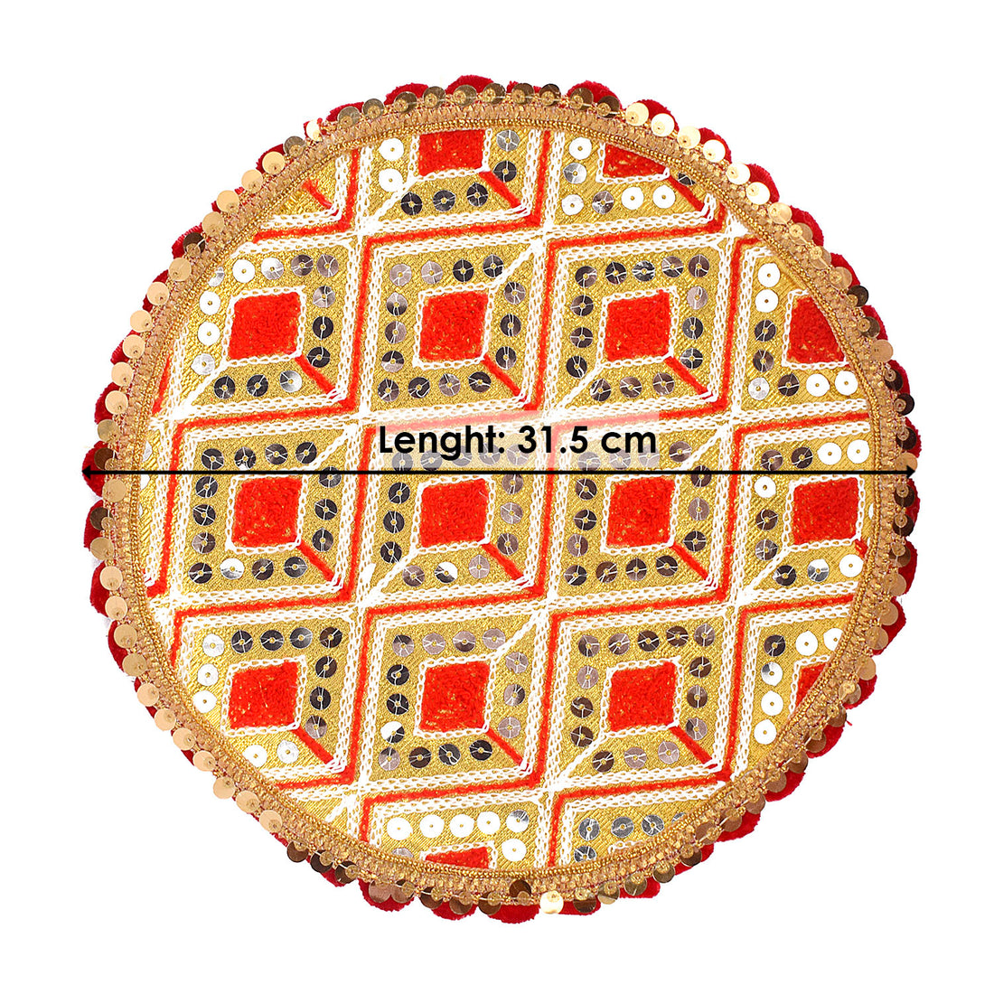 Glowing Reverence Karwa Chauth Thali Set - 3pc