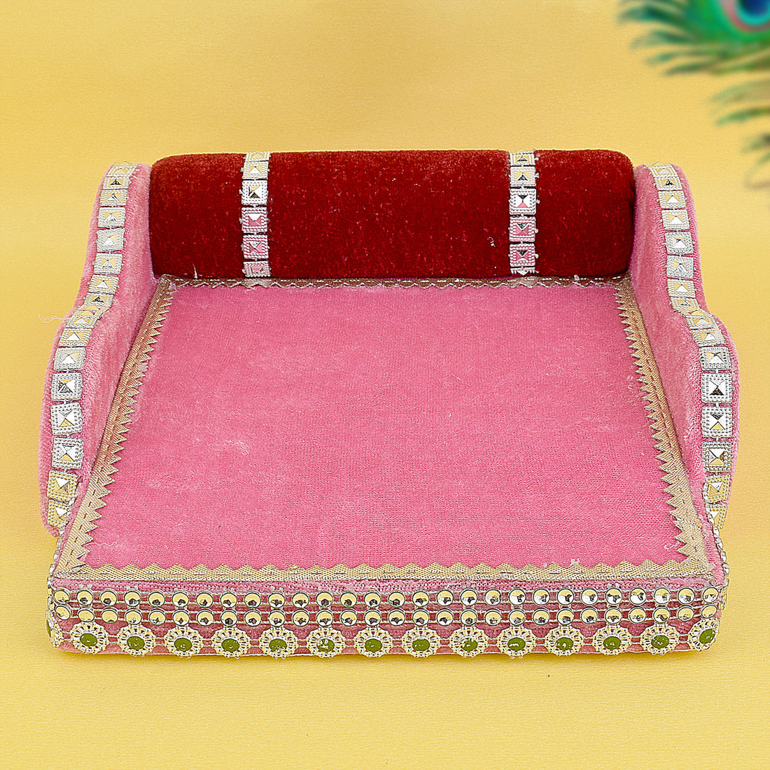 Laddu Gopal's Cherished Bed Large | India’s Largest Pooja Accessories Brand – www.satvikstore.in