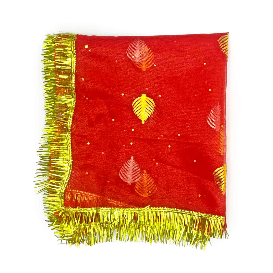 Leaf Design Mata ki Chunari (42x17 Inch)