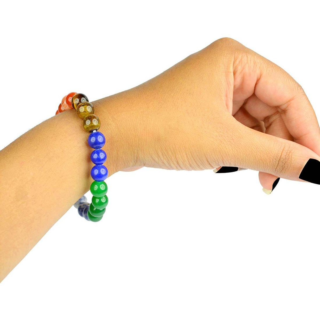 Authentic 7 Chakra Bracelet for Reiki Healing – 8 MM Beads