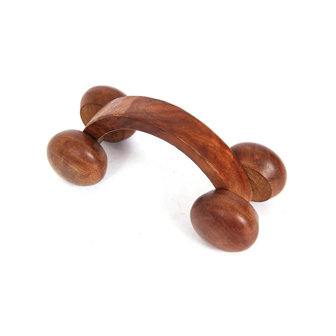 Wooden Back Roller Round Massager – Relax & Relieve Tension