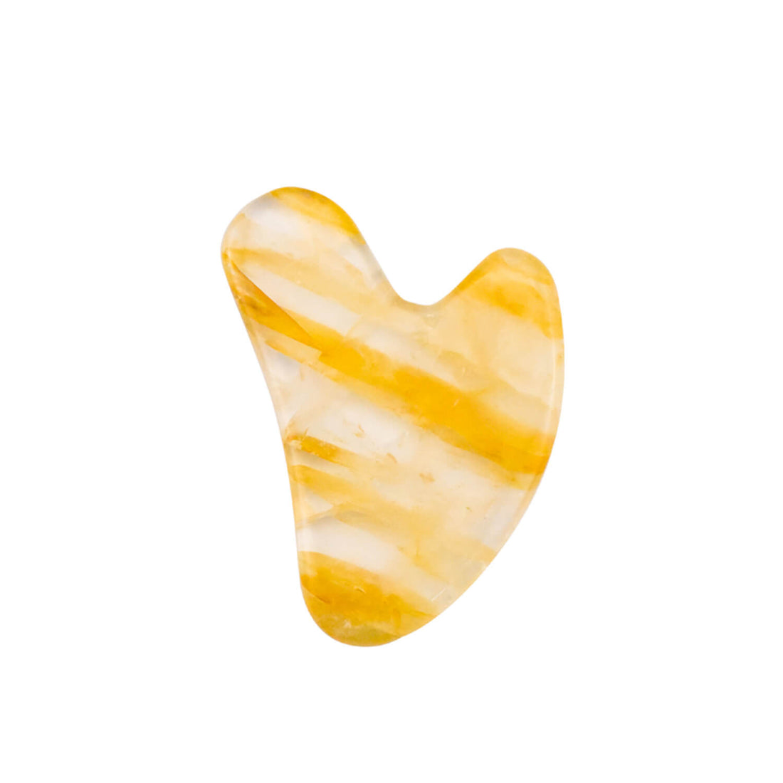 Citrine Face Roller with Gua Sha – Radiance & Positive Energy