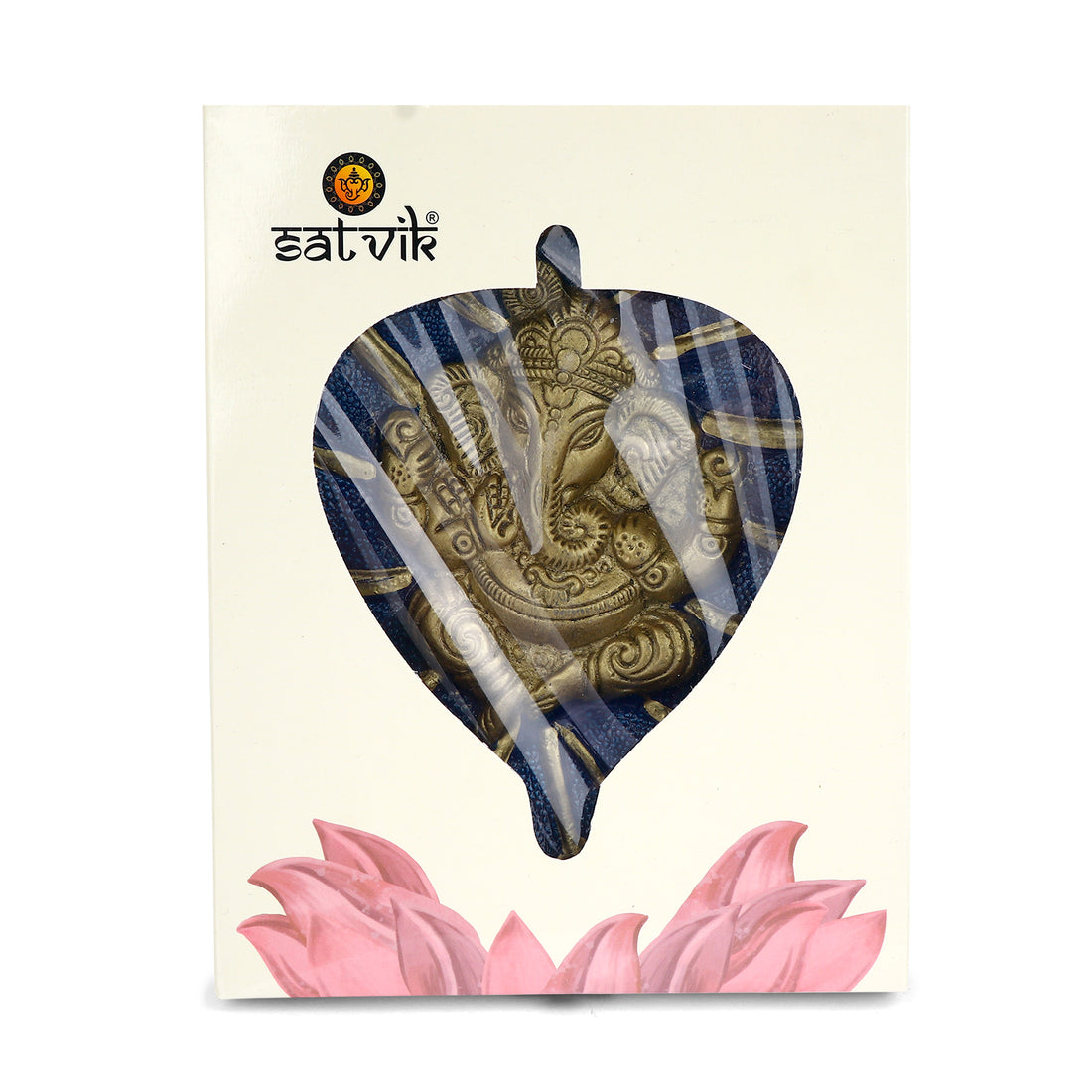 1 Pc Lord Ganesh on Leaf Patta Wall Hanging