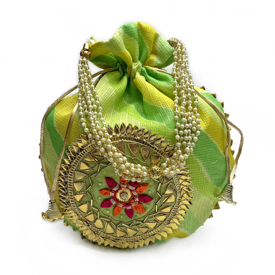 Leheriya Print Women's Potli
