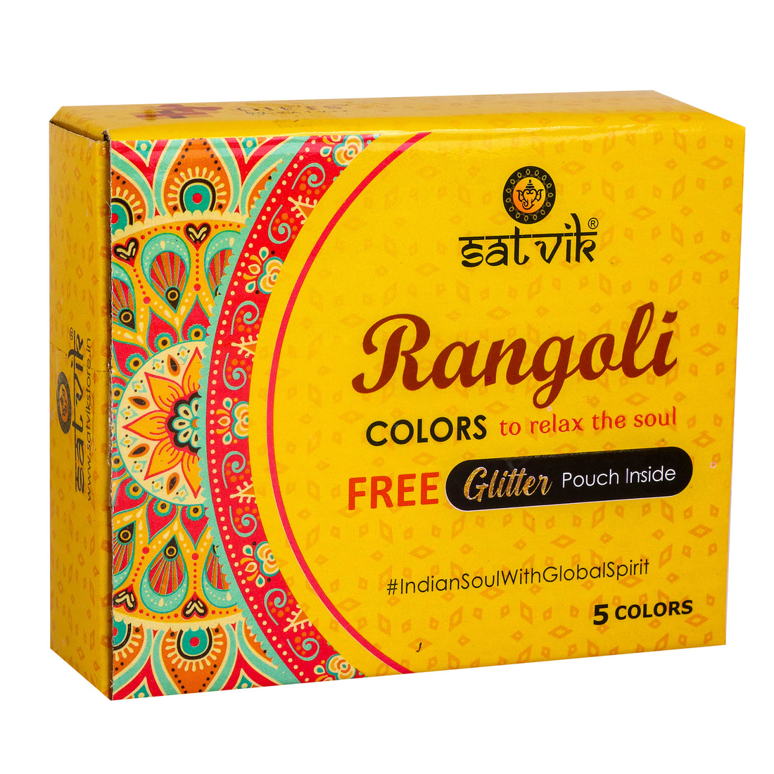Rangoli Colors (5 Pc Pouch Pack)