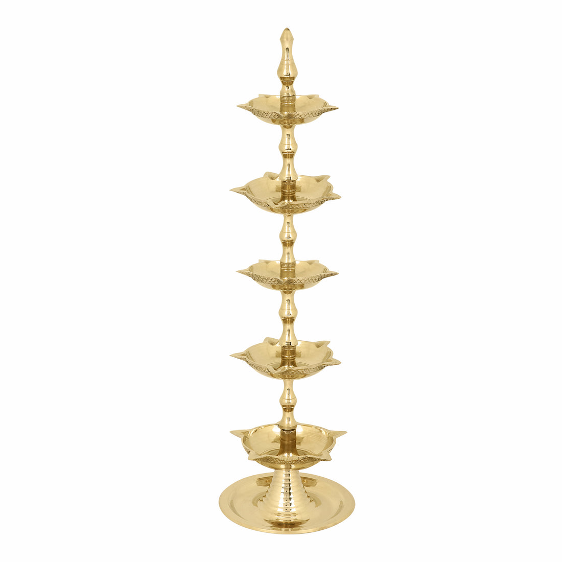 Brass 5 Step Kerala Inauguration Diya