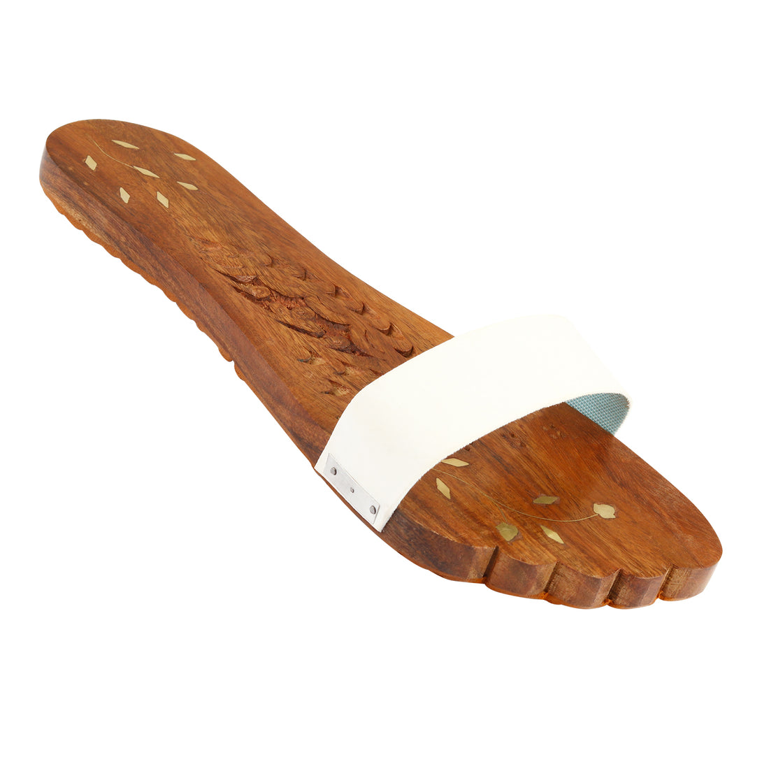 Wooden Slippers/Khadau Set With Anti Slip Sole
