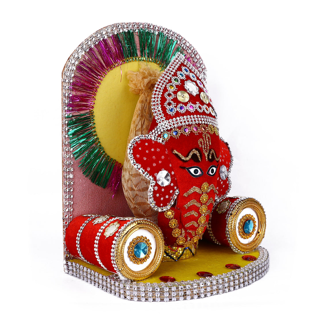 Ganesha Singhasan (Pink)