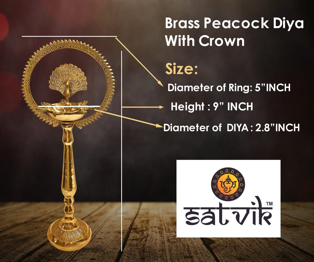 Mor Kiran Standing Diya | India’s Largest Pooja Accessories Brand – www.satvikstore.in