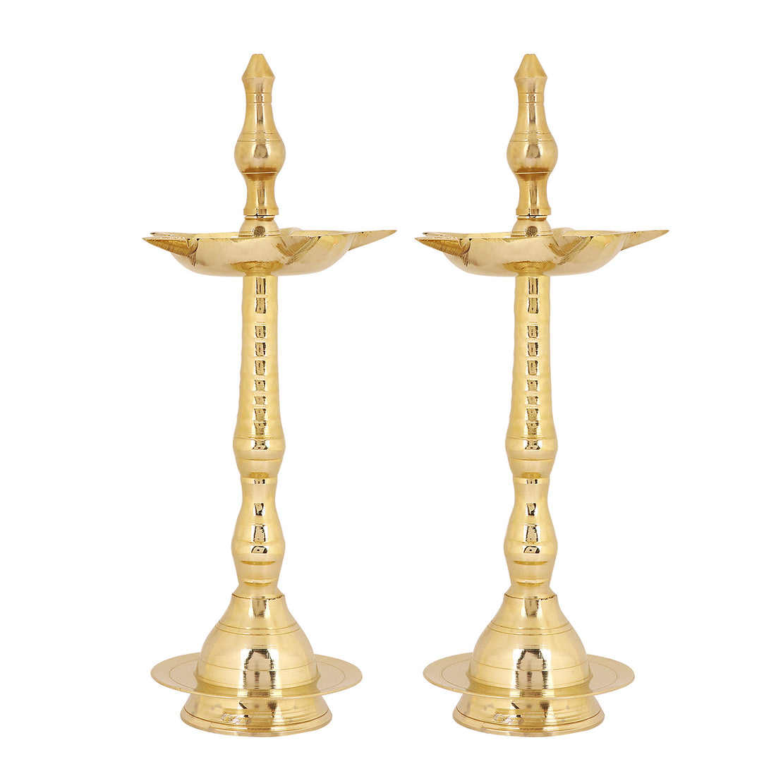 12 Inch Beautiful Brass Kerala Inauguration Diya