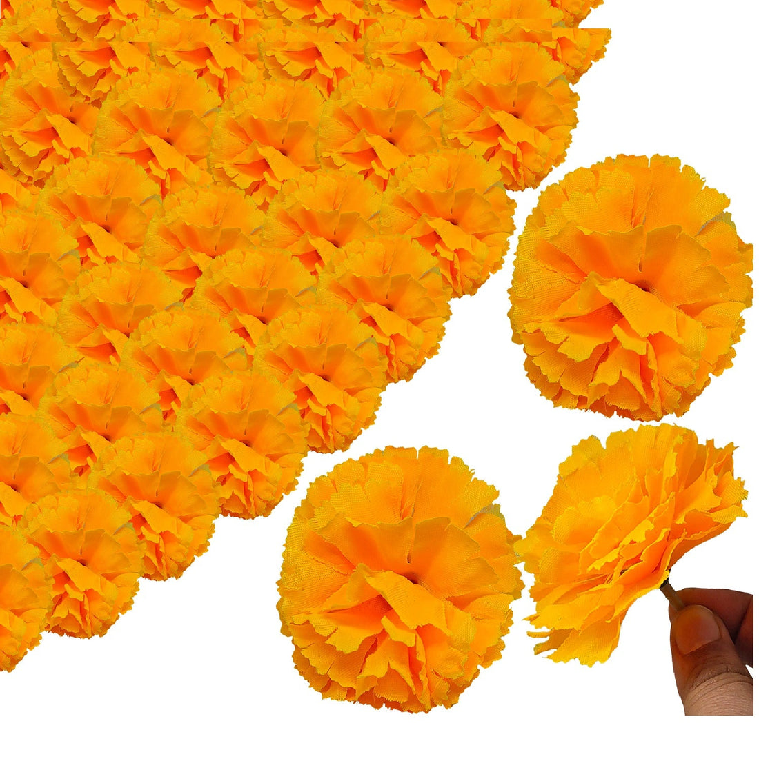 Marigold Garland Flower | India’s Largest Pooja Accessories Brand – www.satvikstore.in