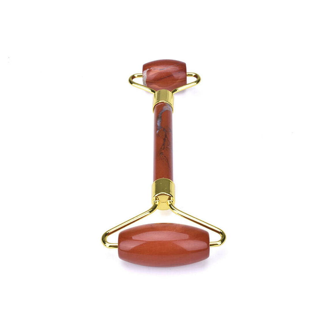 Red Jasper Face Roller with Gua Sha – Grounding & Skin Vitality