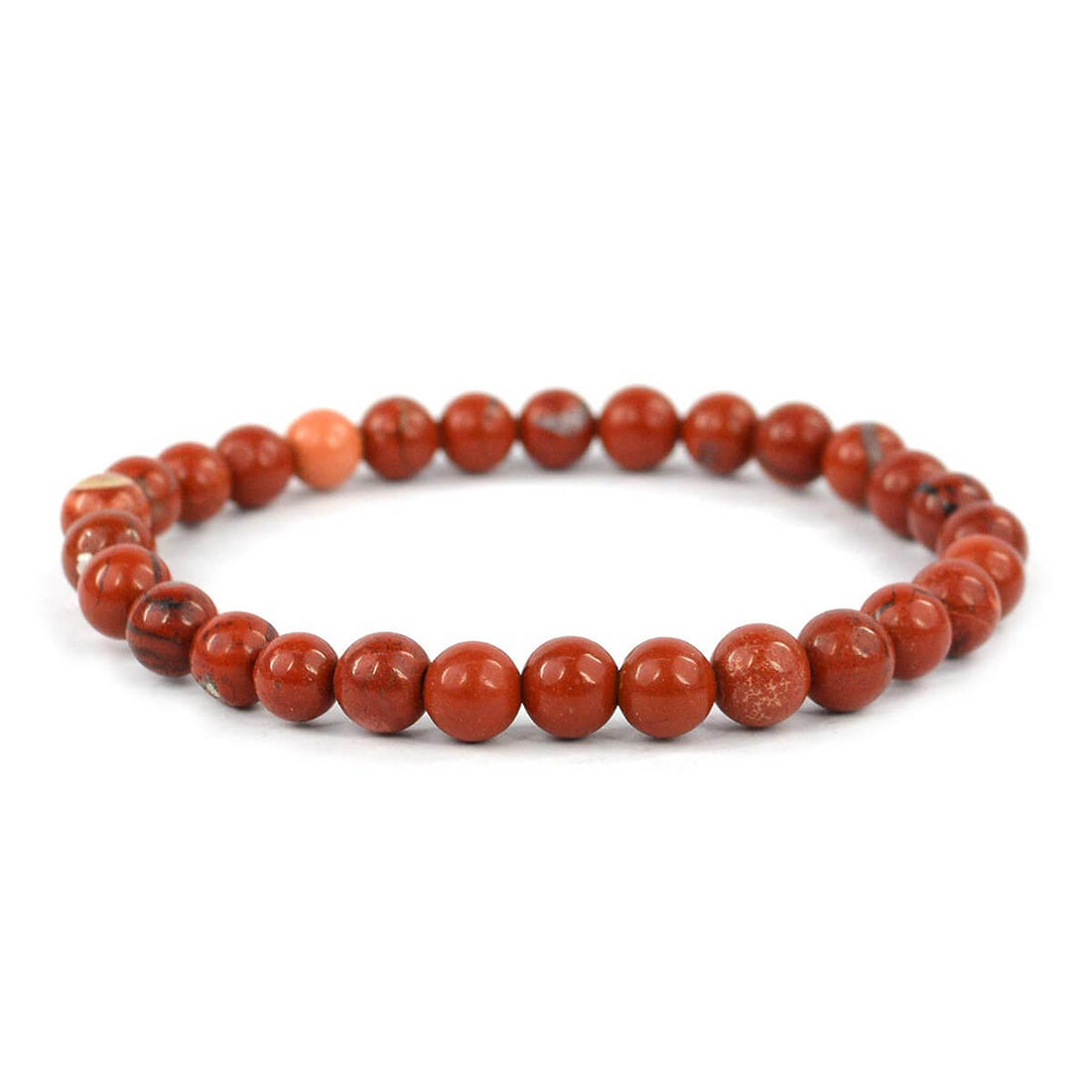 8mm Authentic Red Jasper Crystal Bracelet for Reiki Healing