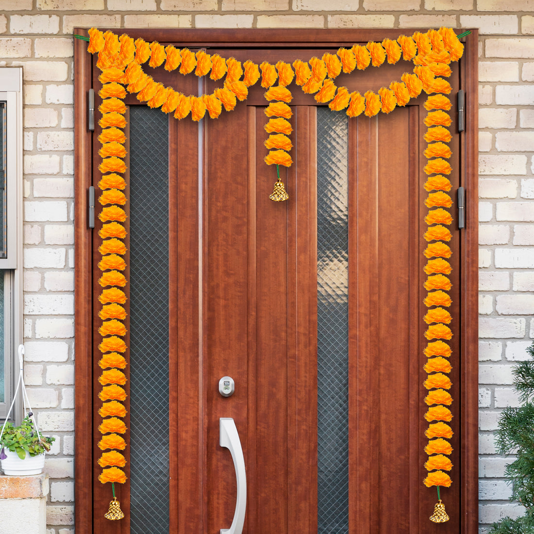 Door Toran Bandhanwar Artificial Marigold Flowers Garland
