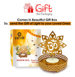 Decorative alluring OM Shadow Diya
