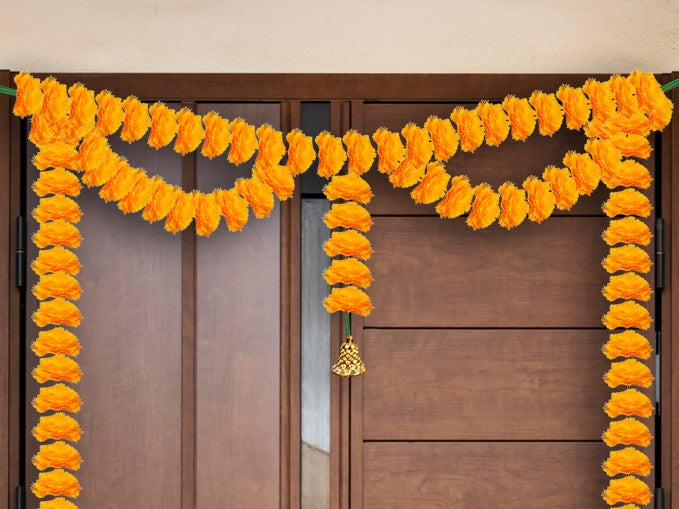 Door Toran Bandhanwar Artificial Marigold Flowers Garland