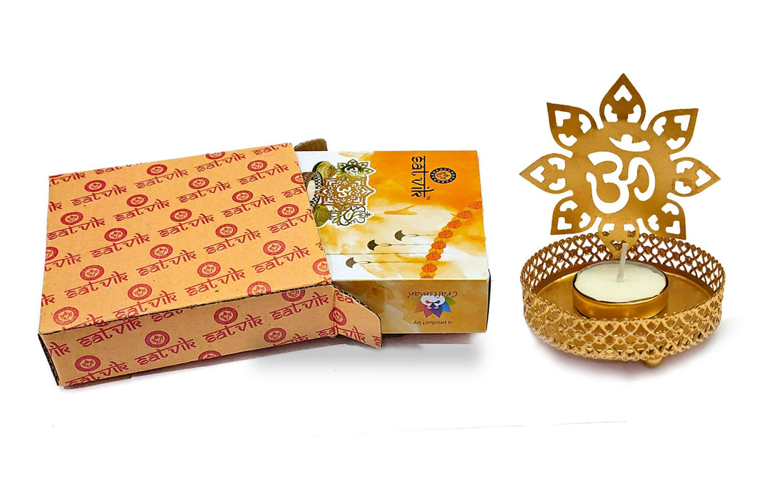 Decorative alluring OM Shadow Diya