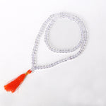 Sphatik Clear Quartz Crystal 108 Beads Jaap Mala
