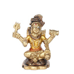 3.5 Brass Lord Shiva Idol for Meditation, Spirituality & Devotion