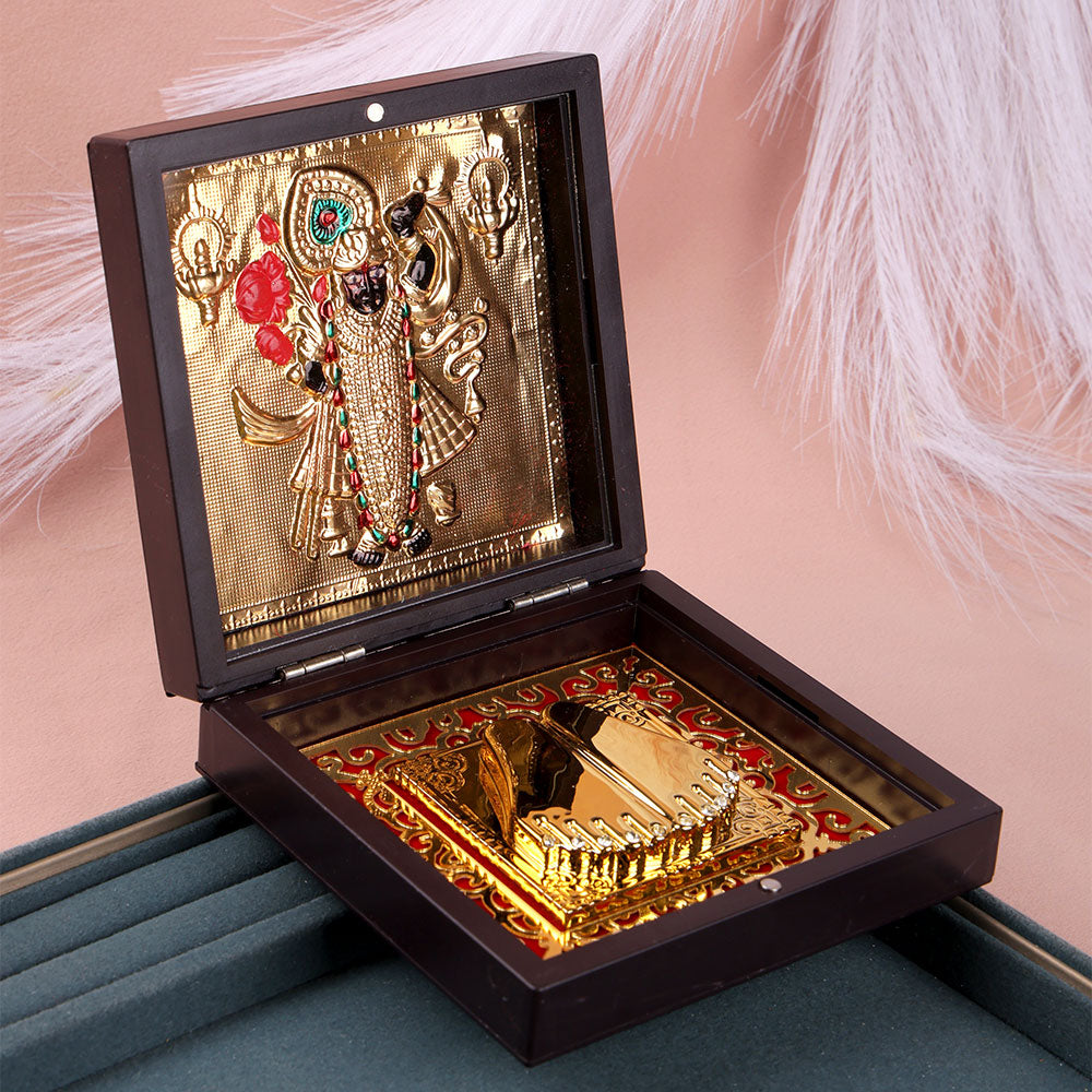 Shree Krishna Charan Paduka Box - Medium