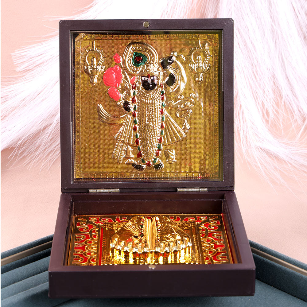 Shree Krishna Charan Paduka Box - Medium