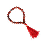Red Chandan Mani Mala 27 Bead (12mm)