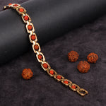 Rudraksha Bracelet Gold Plated Premium IGP Coating