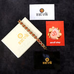 Elegant Rudraksha Bracelet Gold Plated Premium IGP Coating