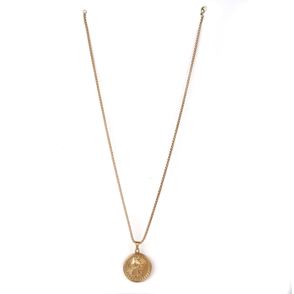 Hanuman Ji Gada Pendant Gold Plated Premium IGP Coating