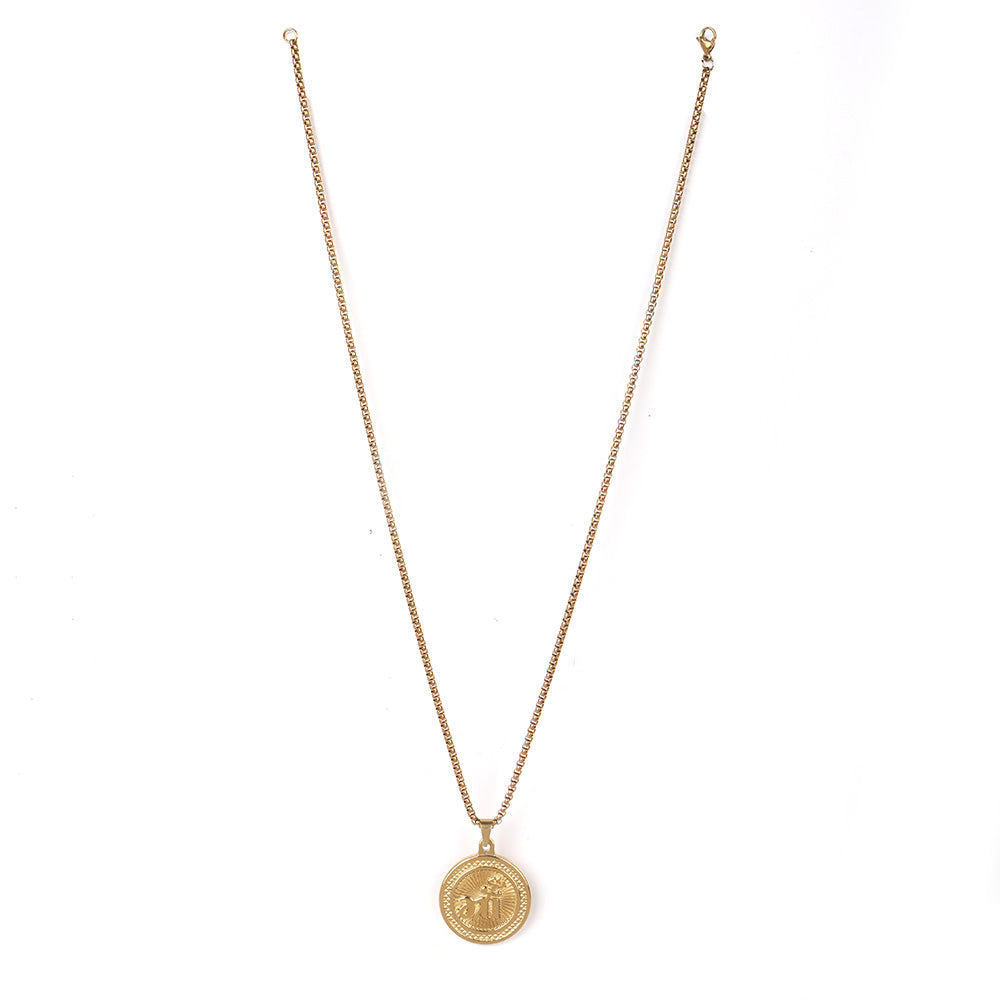 Maa Name Pendant Gold Plated Premium IGP Coating