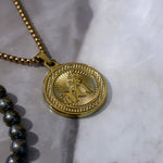 Maa Name Pendant Gold Plated Premium IGP Coating