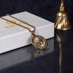 Maa Name Pendant Gold Plated Premium IGP Coating