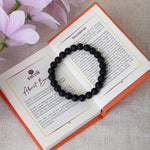 Natural Black Lava Stone Beaded Bracelet Stylish Spiritual Wear