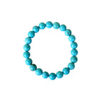 Turquoise Firoza Bracelet Natural Stone Beads Stylish Daily Wear