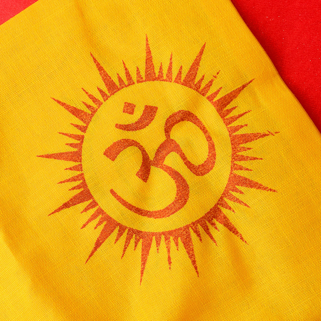 100% Cotton Om Printed Jap Mala Bag with Compact Strap and Spiritual Design. India’s Largest Brass Idols Brand - www.satvikstore.in
