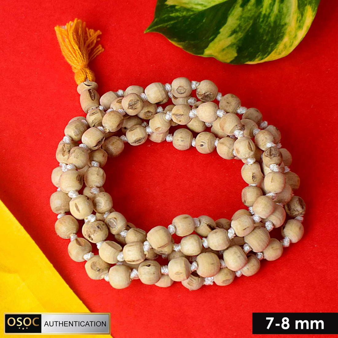 100% original Tulsi Kanthi Jap Mala (7-8mm) | India’s Premium Jap Mala Store - www.satvikstore.in

