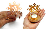 Decorative alluring OM Shadow Diya