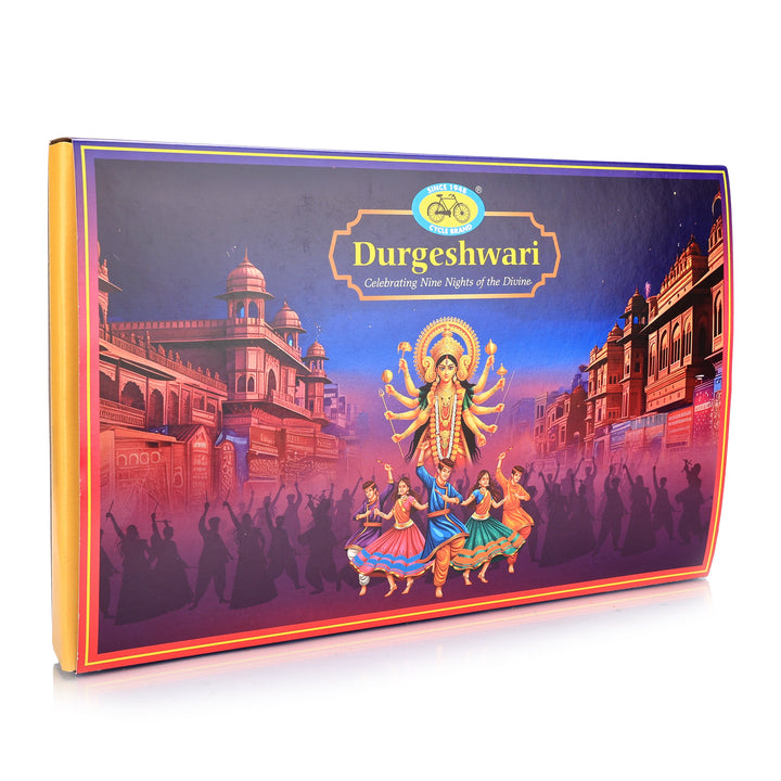Durgeshwari Navaratri devotional pack with book and puja items