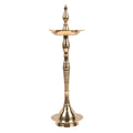 18.5 Inch Brass Kerala Diya Samai Lamp – Handcrafted Kerala diya samai lamp, perfect for temples and pooja ceremonies. India’s Largest Pooja Accessories Brand – www.satvikstore.in

