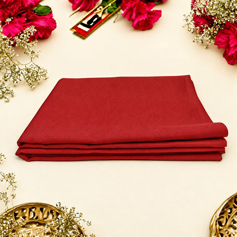 Red Cotton Cloth – 1.25 Meter for Pooja & Ritual Use